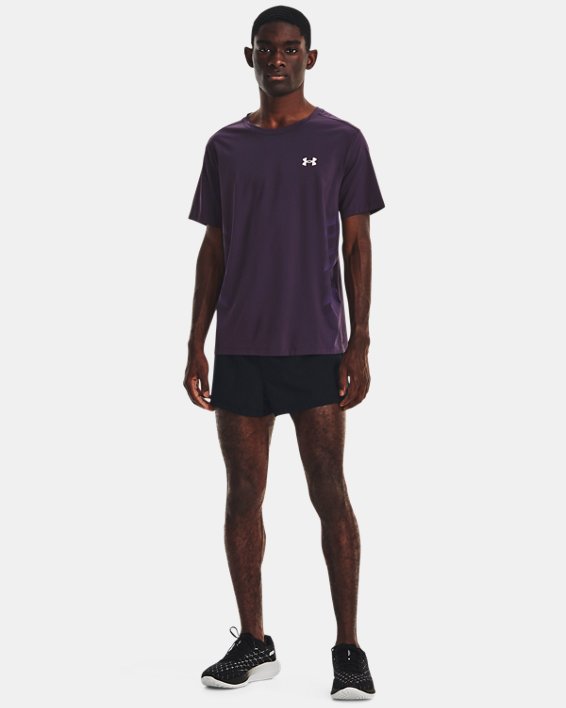 Men's UA Iso-Chill Laser Heat Short Sleeve, Purple, pdpMainDesktop image number 2